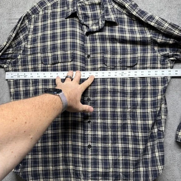 Polo Ralph Lauren G.I. Shirt XL Plaid Cotton Button Up Workwear Rugged Style - Picture 8 of 10